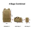 55L Tactical Backpack with 3 Built Up Bags | https://www.bestnamebadges.com