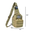Outdoor Military Sling Daypack Backpack | https://www.bestnamebadges.com