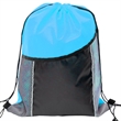 Premium Cinch Drawstring Backpack w Side Mesh Pocket 14"x18" | https://www.bestnamebadges.com