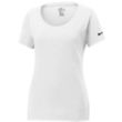 Nike Ladies Dri-FIT Cotton/Poly Scoop Neck Tee. | https://www.bestnamebadges.com