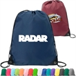 Heavy Duty Drawstring Backpack w/ Reinforced Edge (14"x18") | https://www.bestnamebadges.com