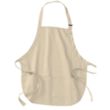 Port Authority Medium-Length Apron With Pouch Pockets. | https://www.bestnamebadges.com