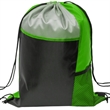Tri Color Mesh Bottle Holder Drawstring Backpack (13"x17") | https://www.bestnamebadges.com