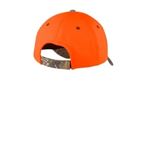 Port Authority Enhanced Visibility Cap With Camo Brim. | https://www.bestnamebadges.com