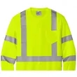 CornerStone ANSI 107 Class 3 Mesh Long Sleeve Tee. | https://www.bestnamebadges.com