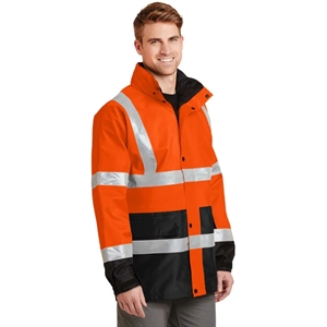 CornerStone - ANSI 107 Class 3 Waterproof Parka. | https://www.bestnamebadges.com