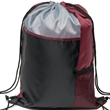 Tri Color Mesh Bottle Holder Drawstring Backpack (13"x17") | https://www.bestnamebadges.com
