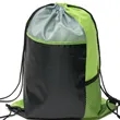 Tri Color Mesh Bottle Holder Drawstring Backpack (13"x17") | https://www.bestnamebadges.com