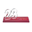 Northam Milestone VividPrint™ Award - Red | https://www.bestnamebadges.com