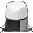Premium Drawstring Backpack w/ Slip & Mesh Pocket (13"x17") | https://www.bestnamebadges.com