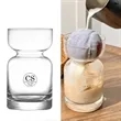 Hourglass Shaped Glass Cups | https://www.bestnamebadges.com