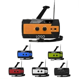 Emergency Crank & Solar NOAA 6000 mAh Weather Radio