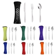 3Pcs Stainless Steel Portable Tableware | https://www.bestnamebadges.com