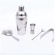 5 PCS Cocktail Shaker Set Stainless Steel | https://www.bestnamebadges.com