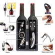 Wine Bottle Opener Set Corkscrew Screwpull Accessories Kit | https://www.bestnamebadges.com