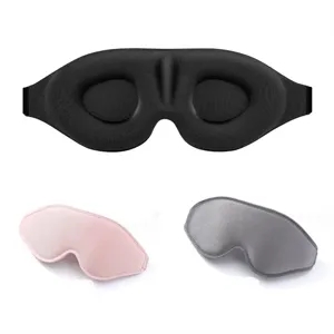 Sleep Eye Mask 3D Contoured Cup Sleeping Blindfold Concave