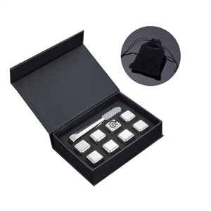 Whiskey-8 Pack Stainless Steel Whiskey Chilling Rocks