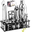 23-Piece Stainless Steel Bartender Kit-Cocktail Shaker Set | https://www.bestnamebadges.com