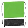 Gym Dual Color Team Bags Three-Tone Drawstring Backpack | https://www.bestnamebadges.com