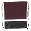 Gym Dual Color Team Bags Three-Tone Drawstring Backpack | https://www.bestnamebadges.com