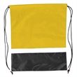 Gym Dual Color Team Bags Three-Tone Drawstring Backpack | https://www.bestnamebadges.com