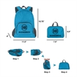 Foldable Camping Travel Backpack | https://www.bestnamebadges.com