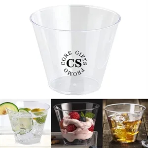 9Oz Clear Hard Plastic Cups