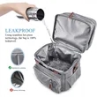 Double Deck Insulated Soft Large Adult Lunch Cooler Bag | https://www.bestnamebadges.com