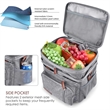 Double Deck Insulated Soft Large Adult Lunch Cooler Bag | https://www.bestnamebadges.com