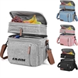 Double Deck Insulated Soft Large Adult Lunch Cooler Bag | https://www.bestnamebadges.com