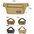 Canvas Fanny Pack | https://www.bestnamebadges.com