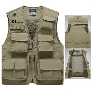 Casual Outdoor Work Safari Fishing Photo Vest