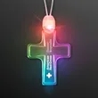 Light Up Cross Necklace | https://www.bestnamebadges.com