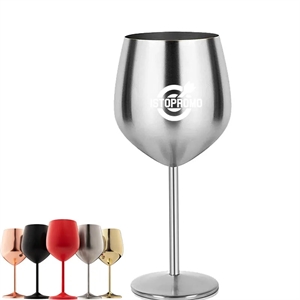 Stainless Steel Wine Glass - 18 oz