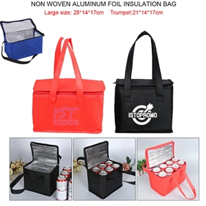 6 Cans Insulated Reusable Grocery Cooler Bag