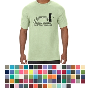 Comfort Colors - Garment Dyed Heavyweight Ringspun Short ... | https://www.bestnamebadges.com