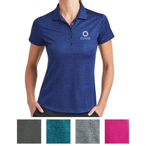 Nike Ladies Dri-FIT Crosshatch Polo | https://www.bestnamebadges.com