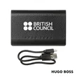 Hugo Boss® Storyline Card Holder & Power Bank | https://www.bestnamebadges.com