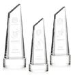 Akron Award on Base - Clear | https://www.bestnamebadges.com