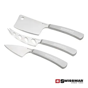 Swissmar® Barcelona 3 Pc Cheese Knife Set | https://www.bestnamebadges.com