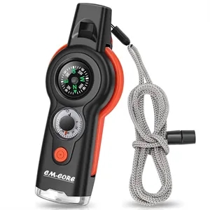 7-in-1 Emergency Survival Function Whistle