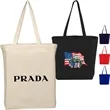12 Oz. Cotton Canvas Tote Bag W/ Gusset | https://www.bestnamebadges.com