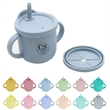 Silicone Straw Cup For Baby | https://www.bestnamebadges.com