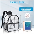 Stadium Approved Clear Backpack | https://www.bestnamebadges.com