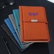 A5 Faux Leather Notebooks 5.8" W x 8.2" H For Office | https://www.bestnamebadges.com