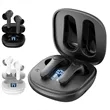 Wireless Earbuds With LED Digital Display Charging Case | https://www.bestnamebadges.com