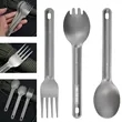 Lightweight Camping Titanium Spork Spoon | https://www.bestnamebadges.com