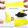 Reusable Waterproof Silicone Shoe Cover | https://www.bestnamebadges.com