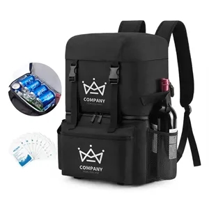 Logo Insulated Leakproof Cooler Picnic Double Layer Backpack