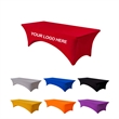 MOQ 1 8FT Stretch Table Cover | https://www.bestnamebadges.com